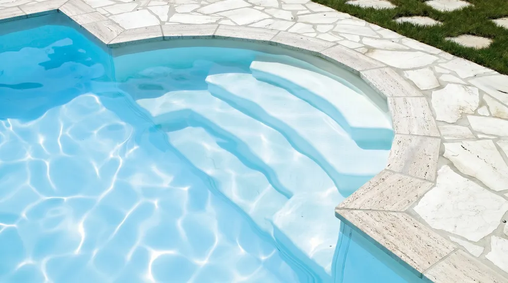 External Pool Stairs